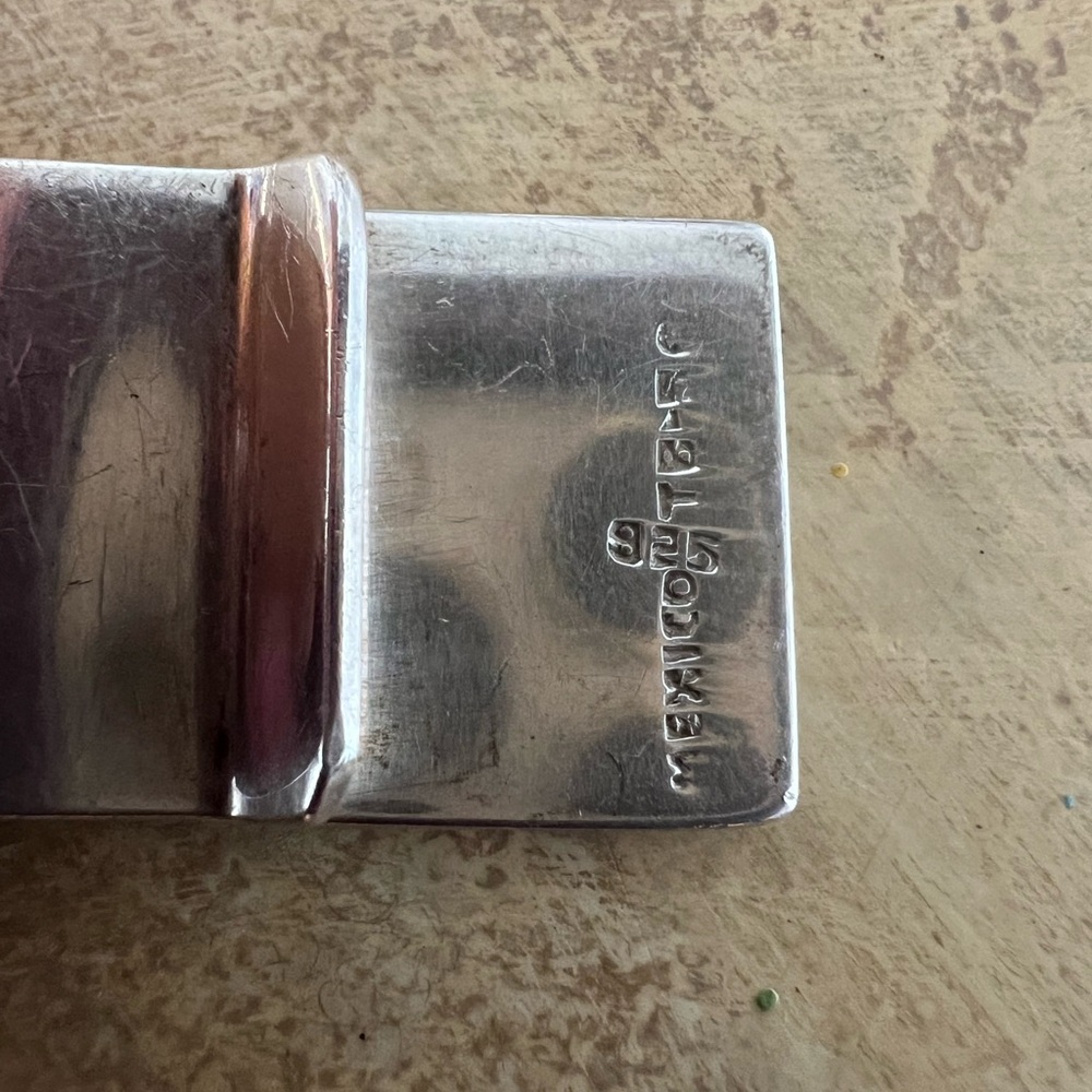 Solid Sterling Silver Money Clip - image 2